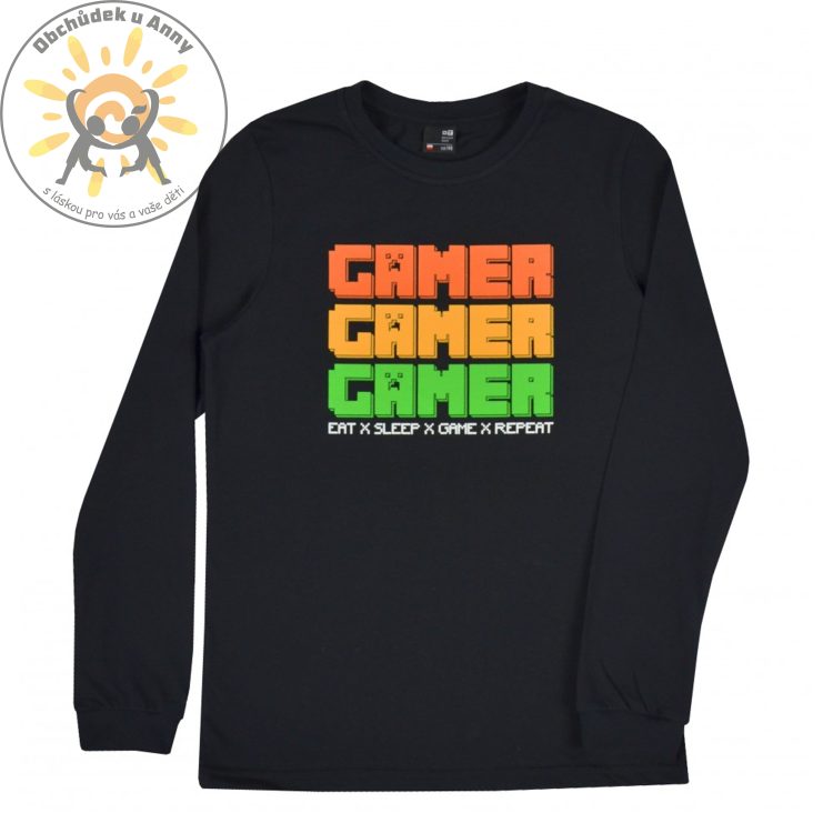 Tričko GAMER černé GT