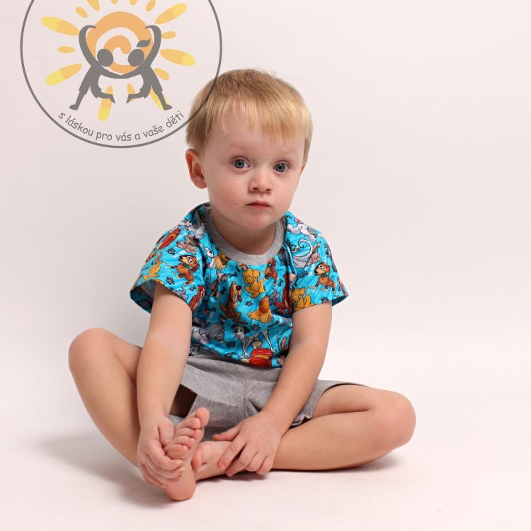 Pyžamo pejsek kr.rukáv GUDO