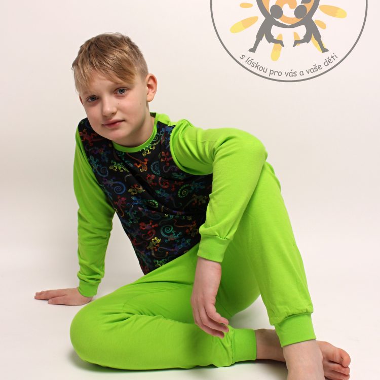 Pyžamo ještěrky GUDO