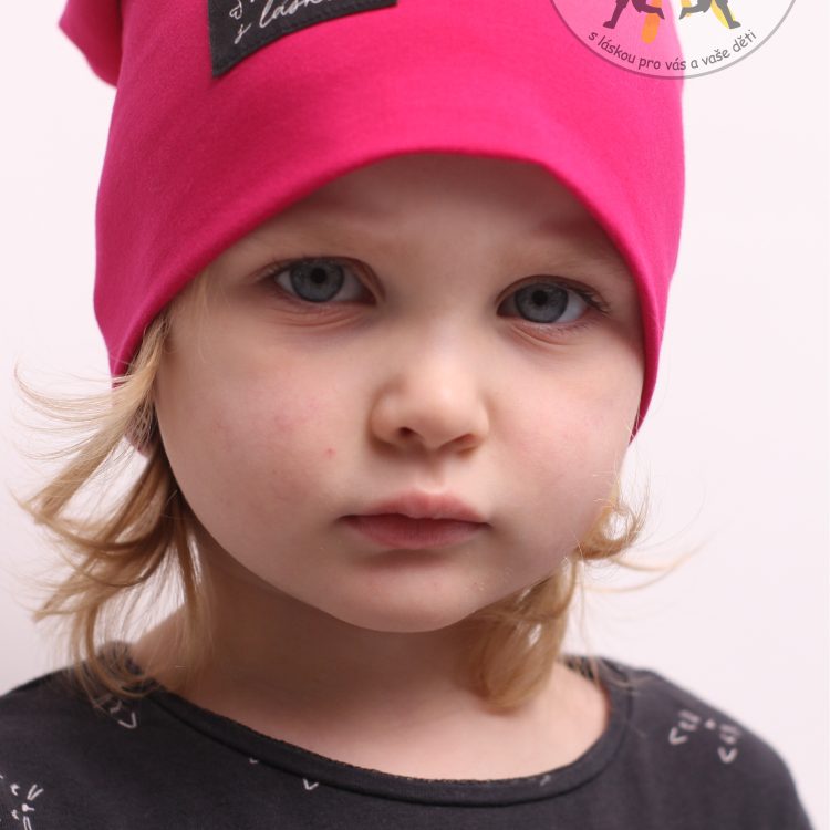 Čepice bavlna dvouvrstvá HOMELES růžová GUDO