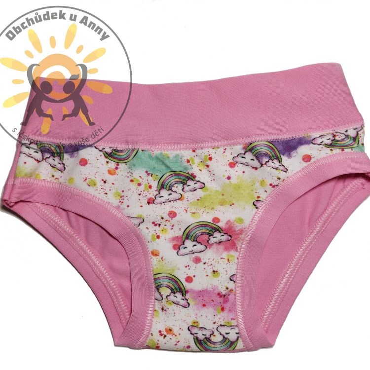 Kalhotky EMY malá duha sv.růžová