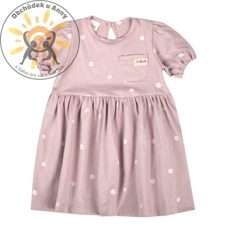 Šaty sv.růžové ATUT velikost 92