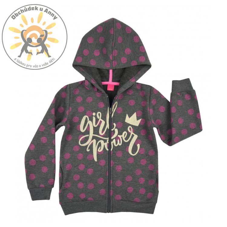 Mikina PUNTÍK šedá ATUT velikost 110