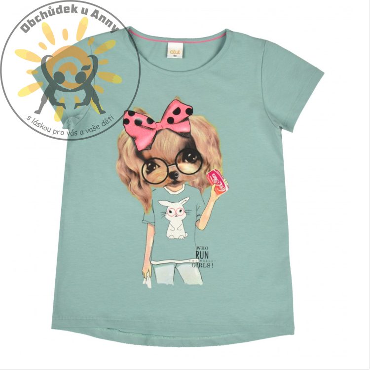 Tričko PEJSEK zelené ATUT