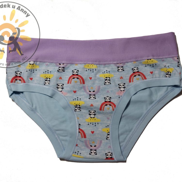 Kalhotky EMY panda fialové