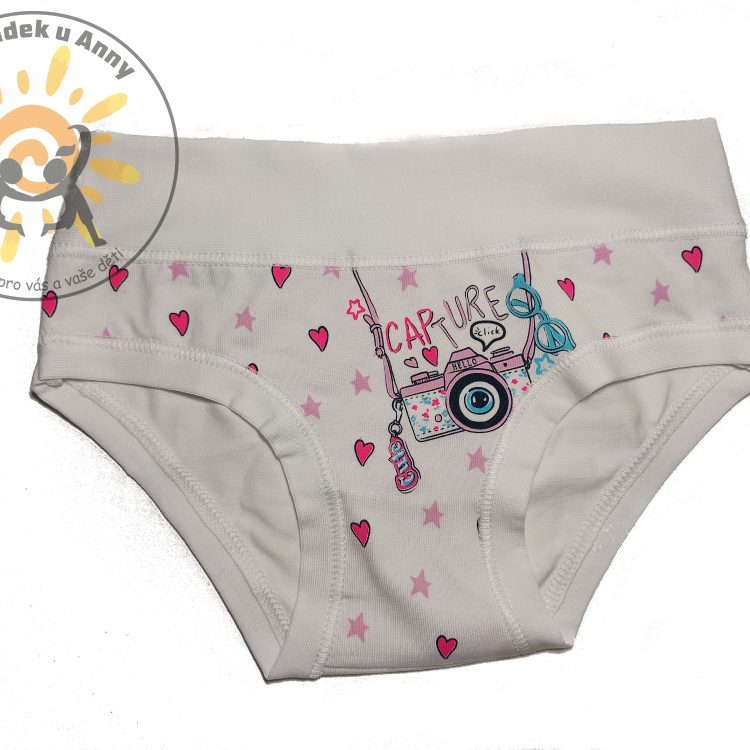 Kalhotky EMY fotoaparát bílé