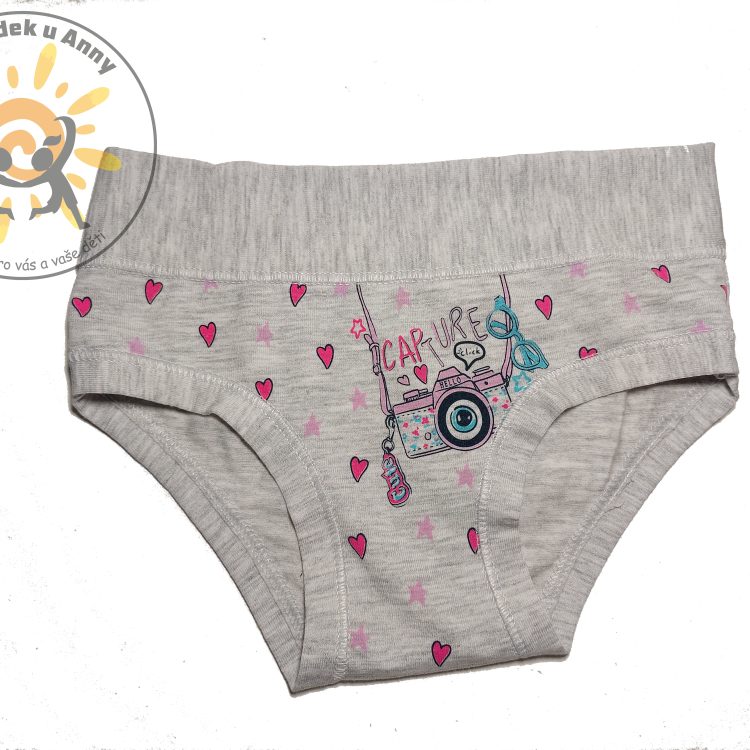 Kalhotky EMY fotoaparát šedé