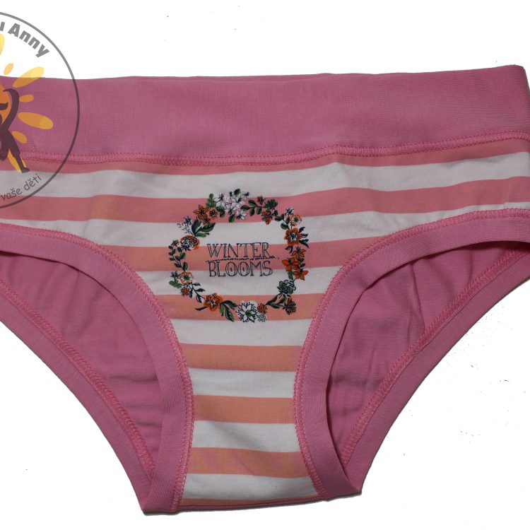 Kalhotky EMY BIMBA proužky sv.růžové