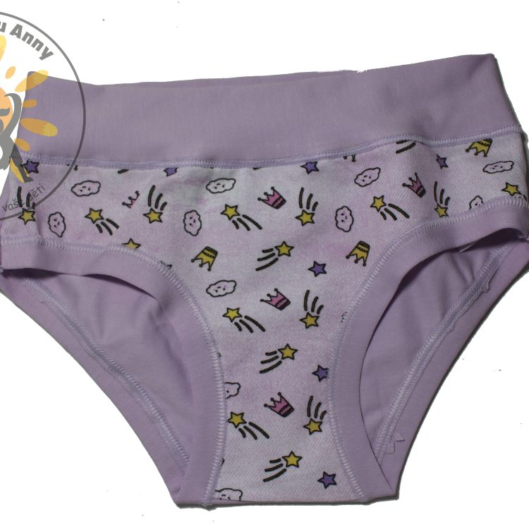 Kalhotky EMY BIMBA korunka fialové