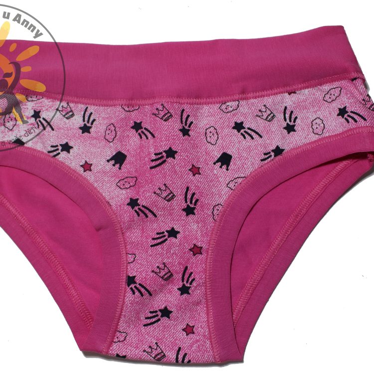 Kalhotky EMY BIMBA korunka tm.růžové