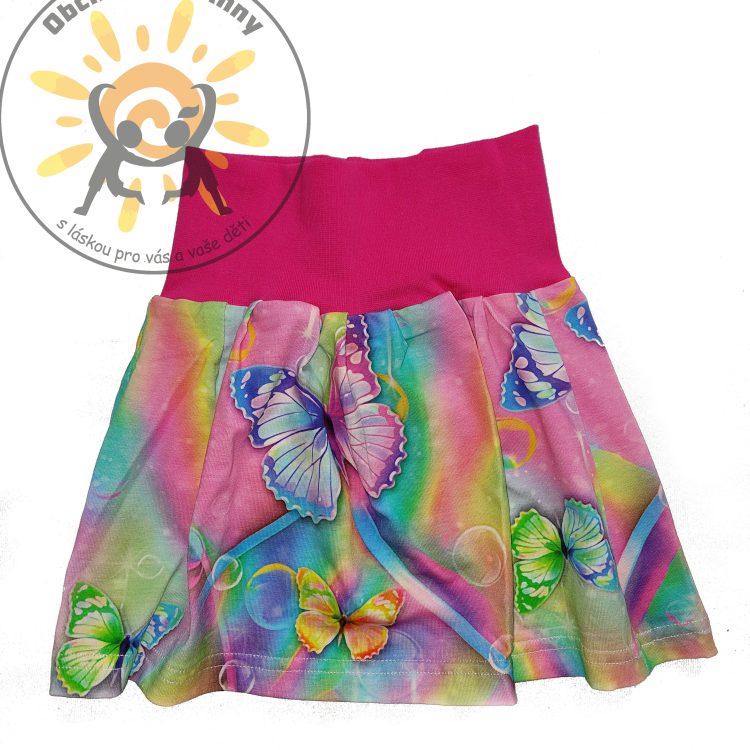 Sukně motýl duha GUDO