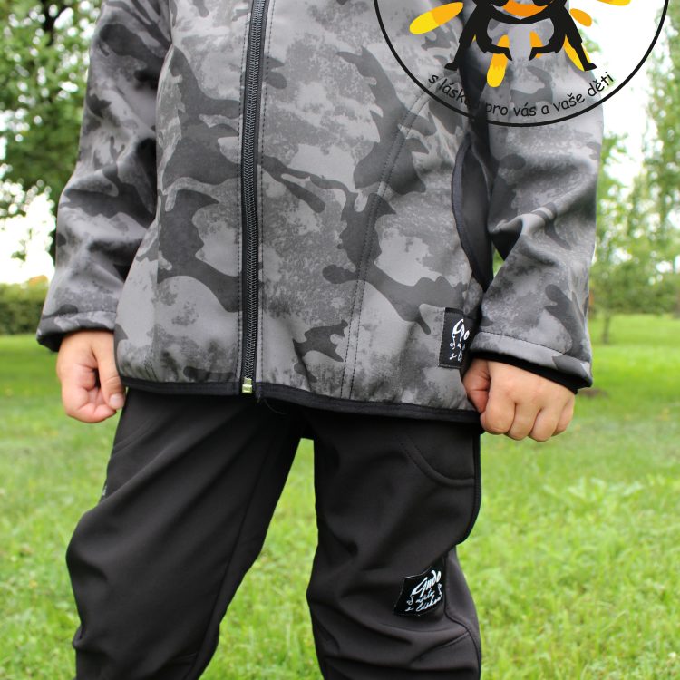 Softshellový komplet GUDO maskáč 2