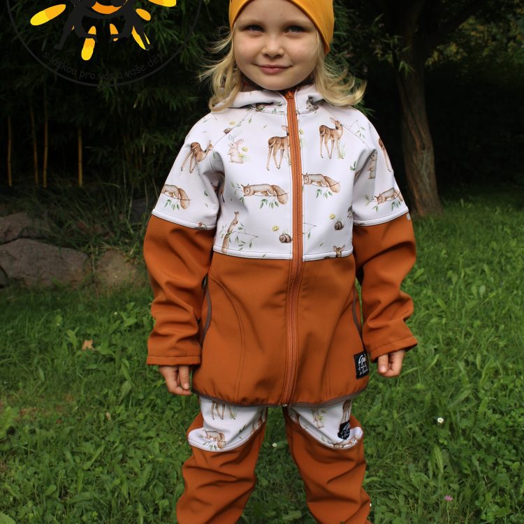 Softshellový komplet GUDO zvířátka