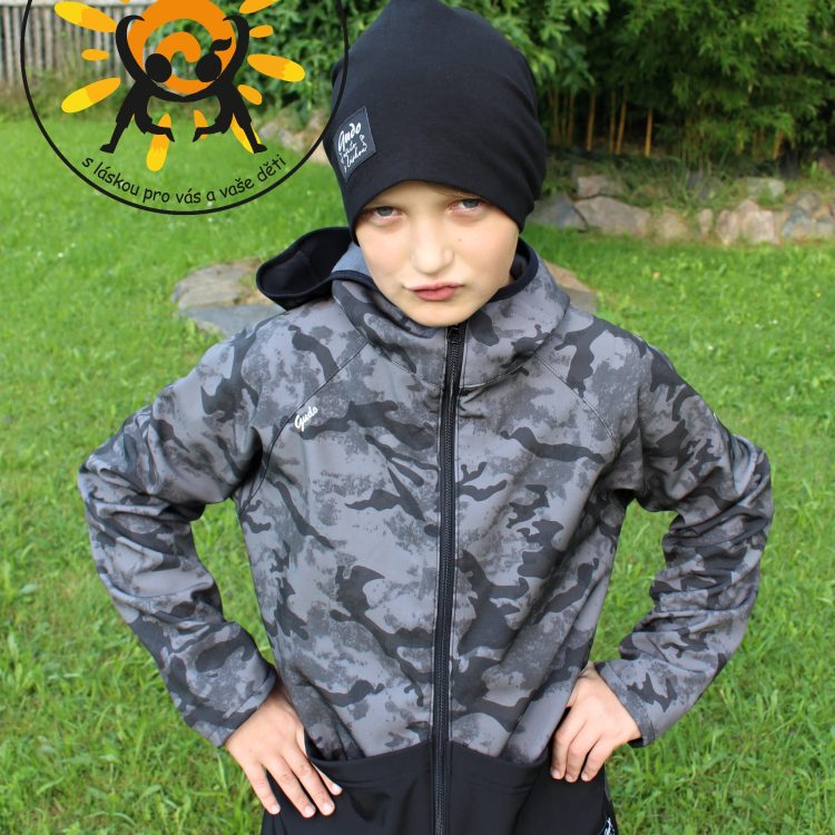 Softshellová bunda GUDO maskáč 2
