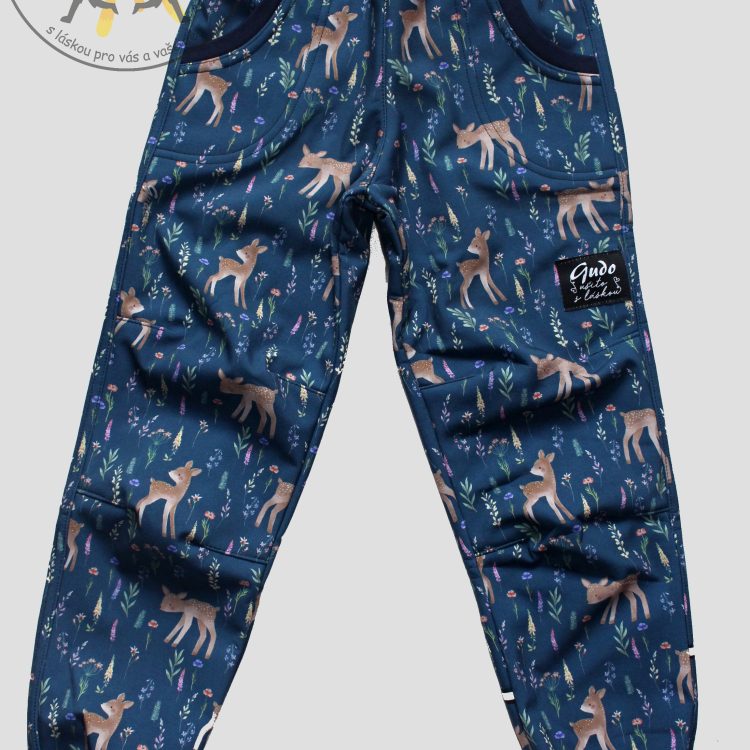 Softshellové kalhoty lesní zvířátka GUDO