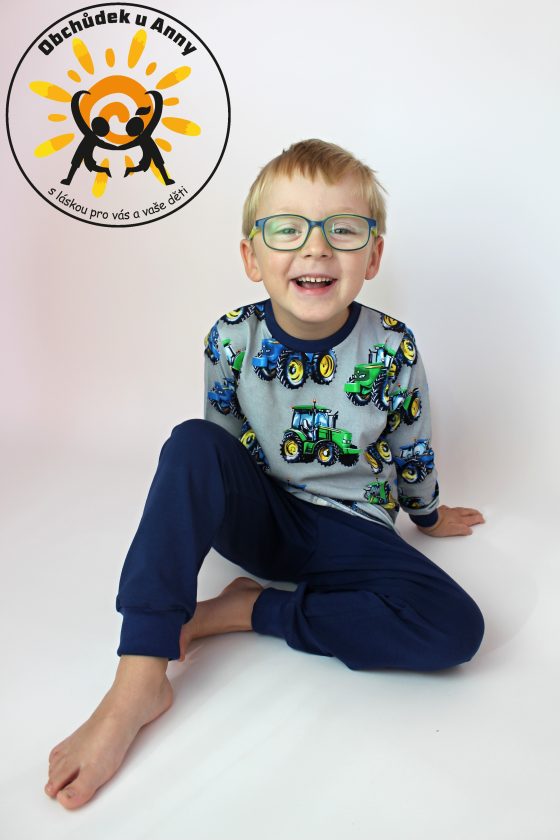Dětské pyžamo GUDO traktor 2